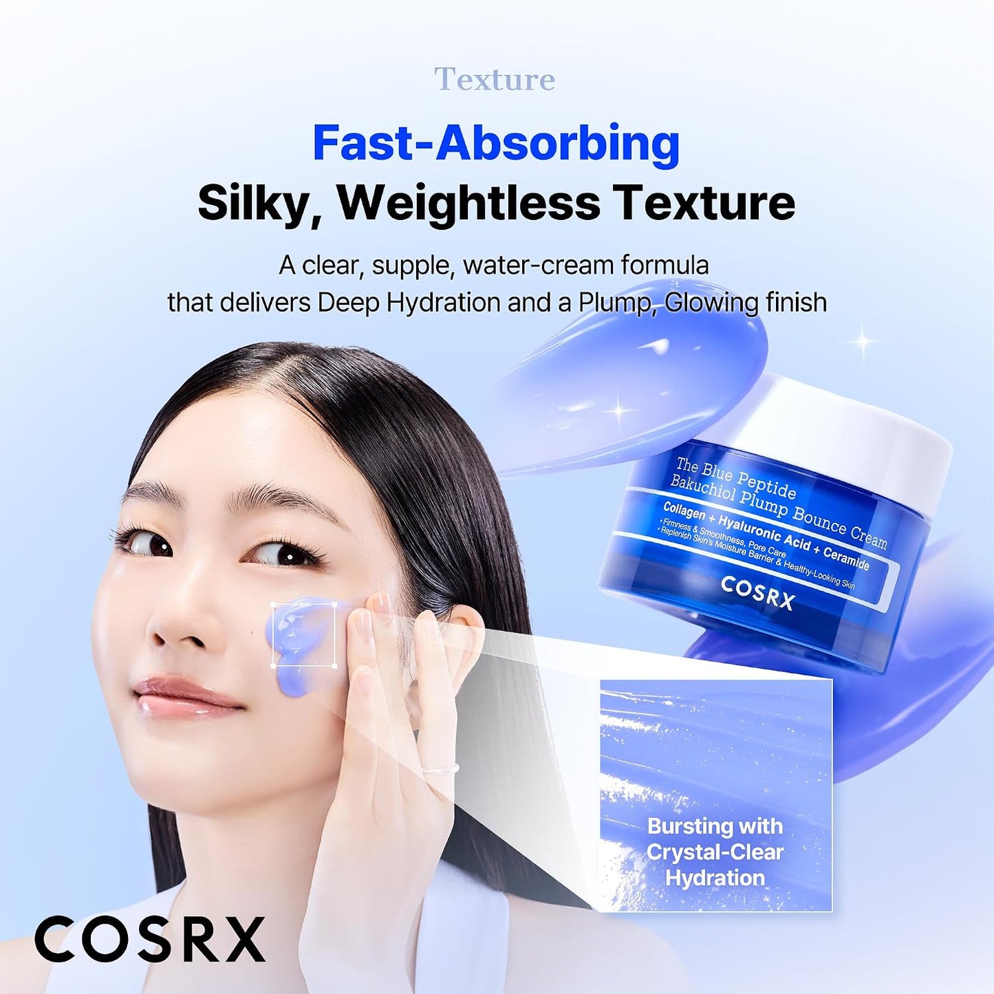 COSRX Blue Copper Peptide Bakuchiol Cream 50g