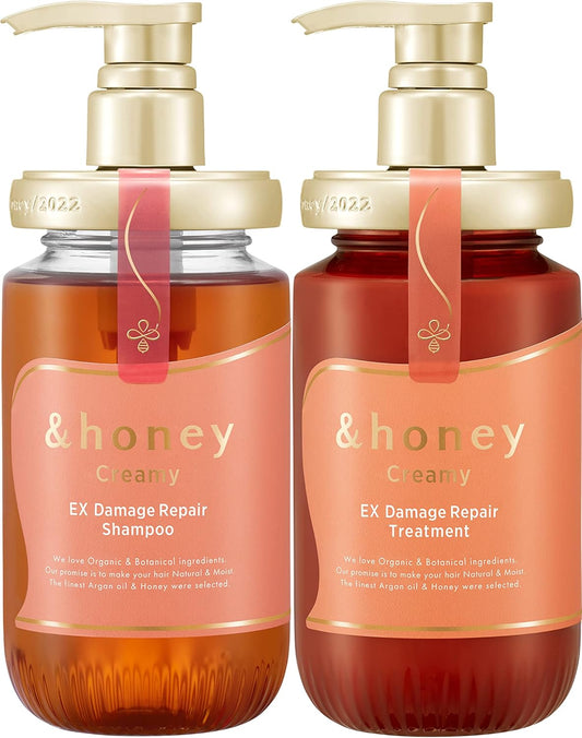 &honey Creamy EX Damage Repair Shampoo Treatment Pair Set