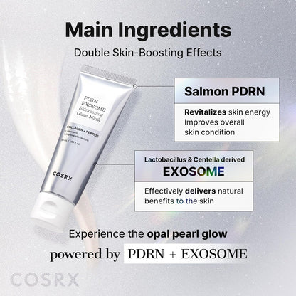 COSRX PDRN Exosome Skinplaning Glaze Mask (1.69 fl oz / 50ml) ✨💧