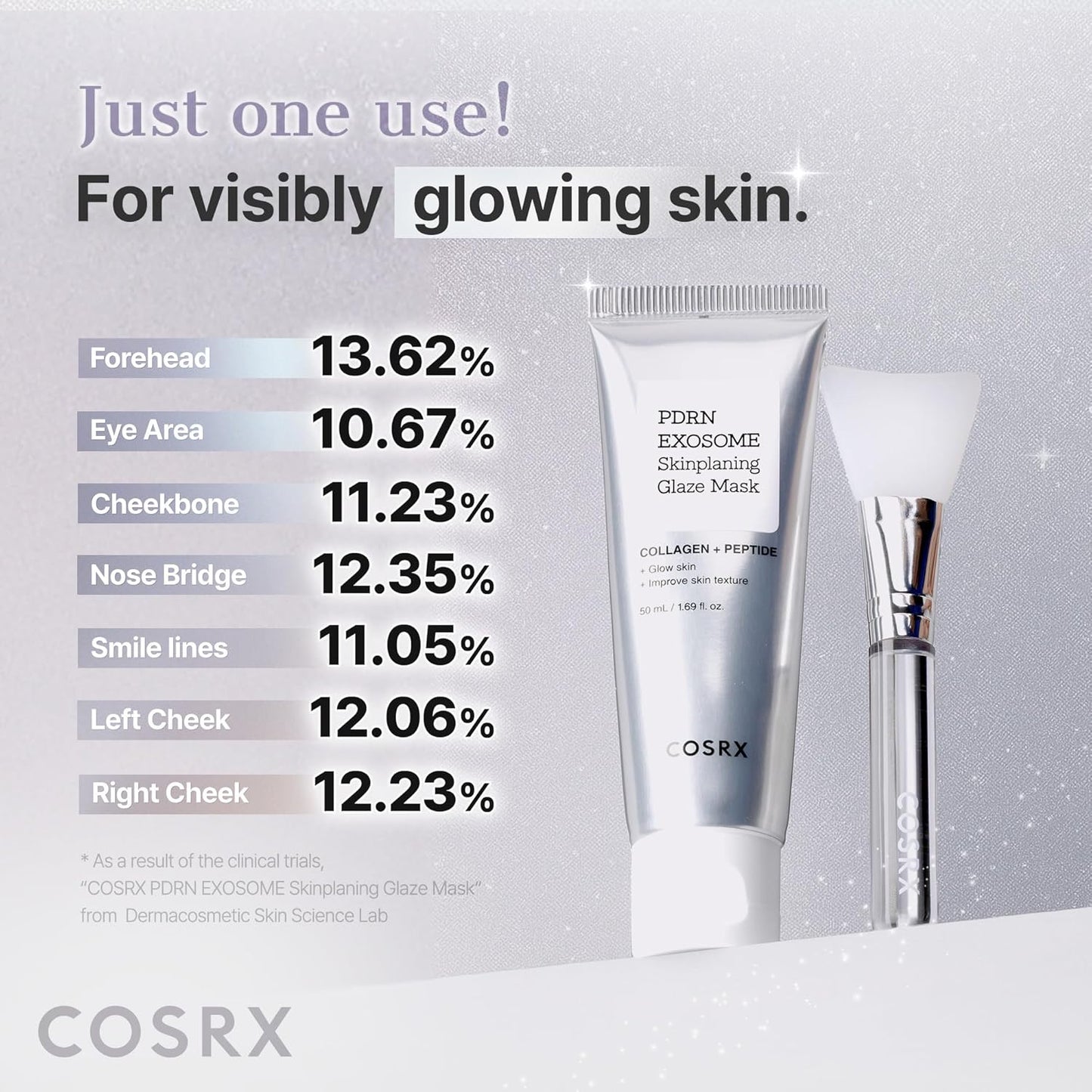COSRX PDRN Exosome Skinplaning Glaze Mask (1.69 fl oz / 50ml) ✨💧