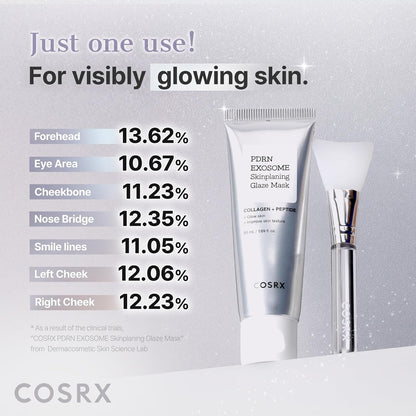 COSRX PDRN Exosome Skinplaning Glaze Mask (1.69 fl oz / 50ml) ✨💧