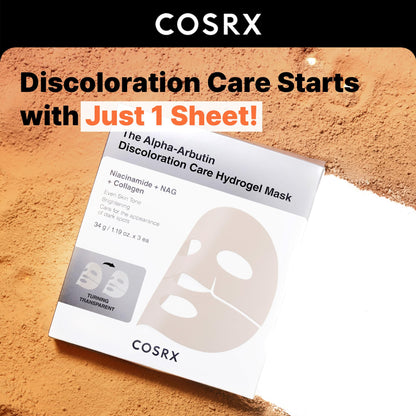COSRX Advanced Snail Mucin Glass Glow Hydrogel Face Masks Skincare 3 EA, Collagen Face Mask, Travel Essentials, Overnight Face Mask, Korean Skin Care