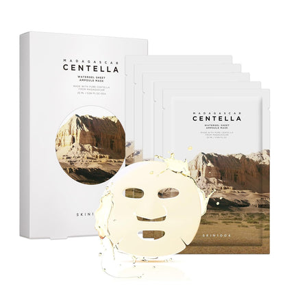 SKIN1004 Madagascar Centella Watergel Sheet Ampoule Mask (5 Sheets) 💧🌿