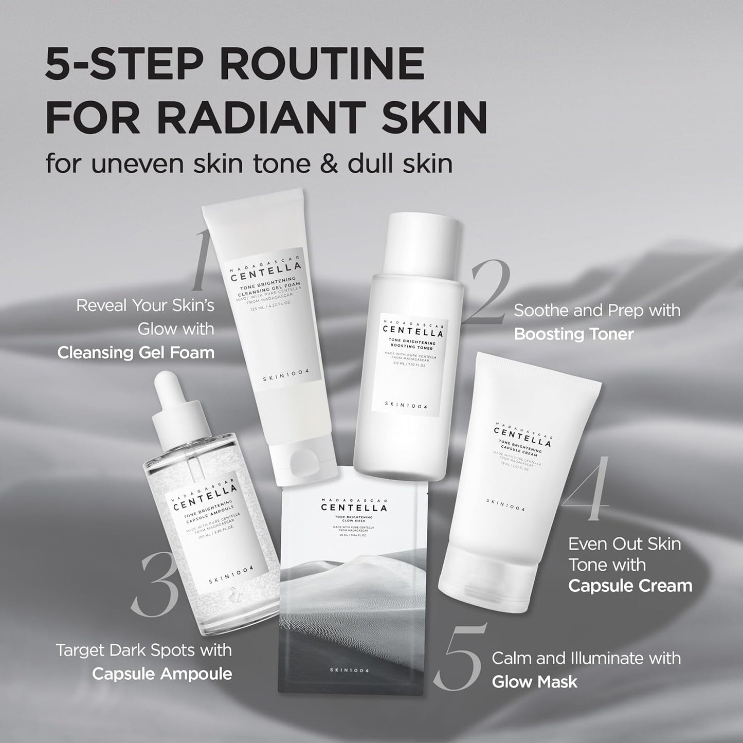 SKIN1004 Madagascar Centella Tone Balancing Mask (5 Sheets) ✨🌿