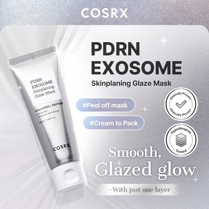 COSRX PDRN Exosome Skinplaning Glaze Mask (1.69 fl oz / 50ml) ✨💧
