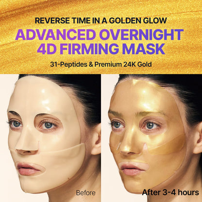 SUNGBOON EDITOR Deep Collagen Silk Peptide EGF Gold Overnight Mask (37g x 4ea)