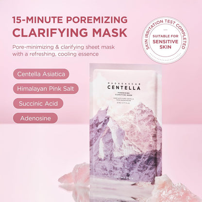 SKIN1004 Madagascar Centella Poremizing Clarifying Mask (5 Sheets) 🌿✨