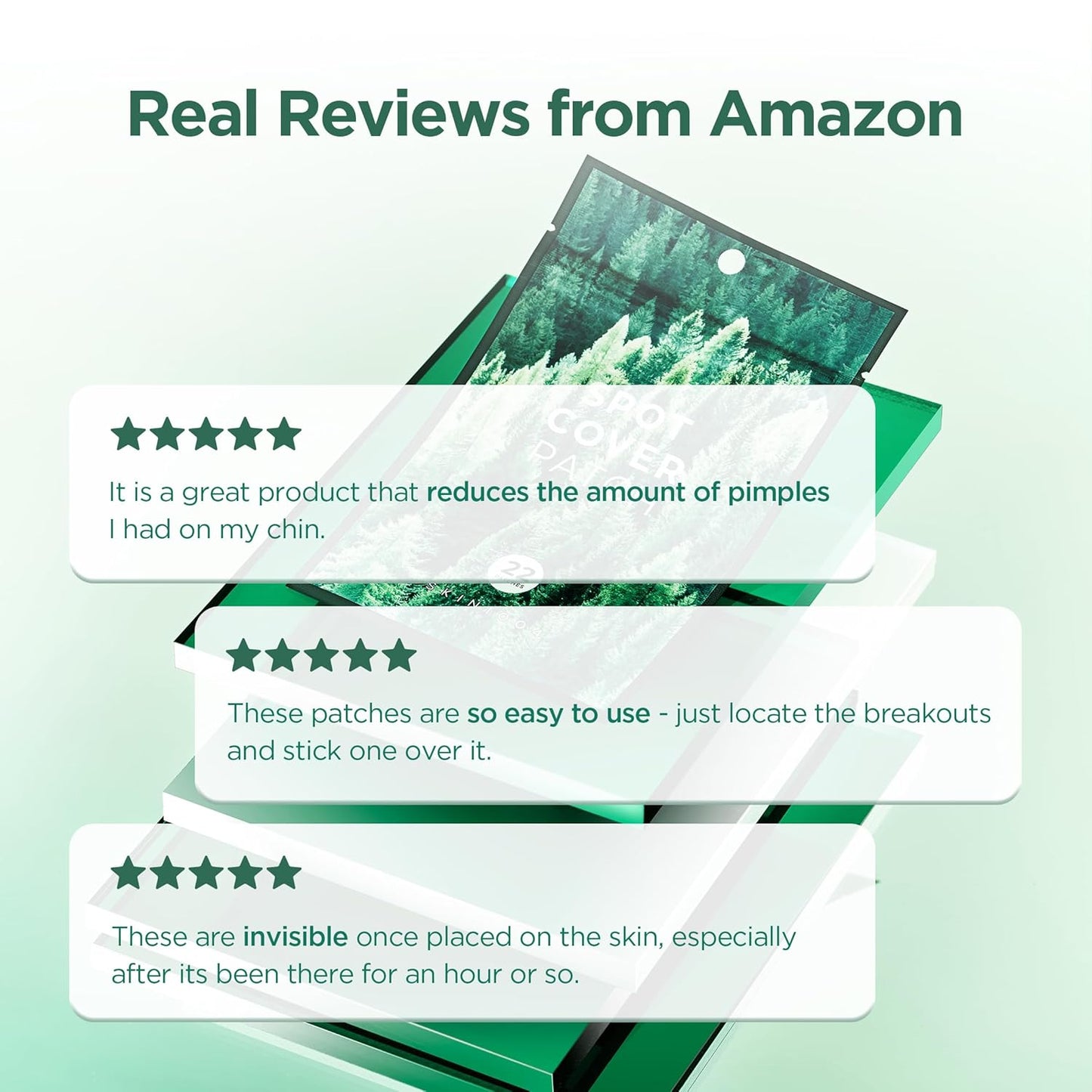 SKIN1004 Tea-Trica Spot Cover Patch (22 Patches) 🌿✨