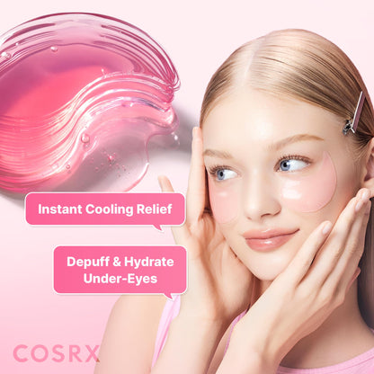 COSRX Collagen Gel Eye Patches 60pcs – PDRN / Peptide / Snail Mucin