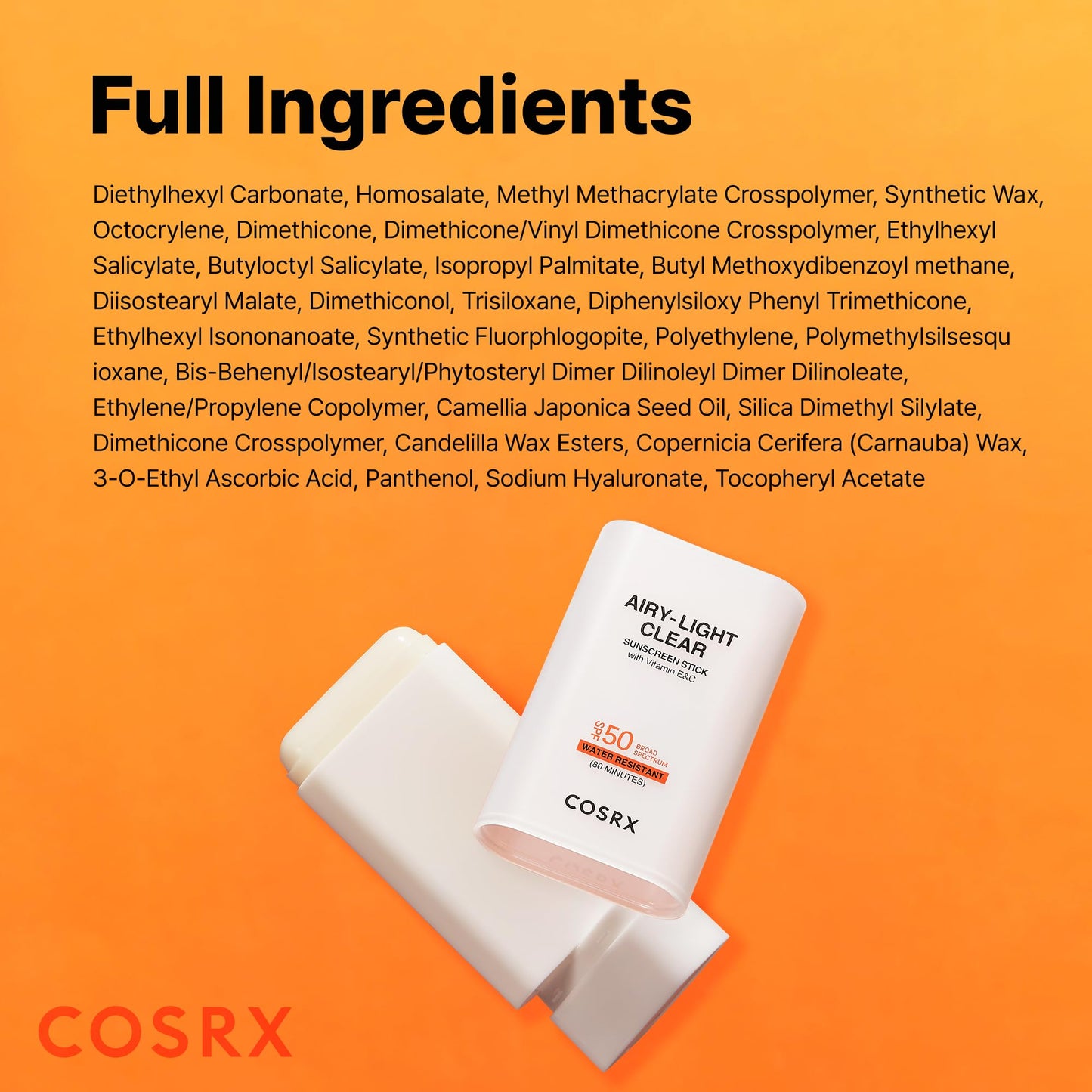 COSRX Vitamin E Sunscreen SPF 50 for Oily Skin 50ml