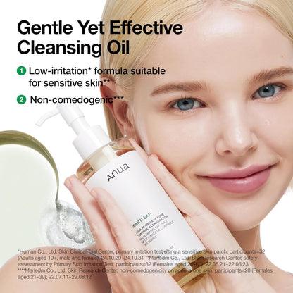 Heartleaf Pore Control Cleansing Oil by Anua for Unisex - 6.76 oz Cleanser