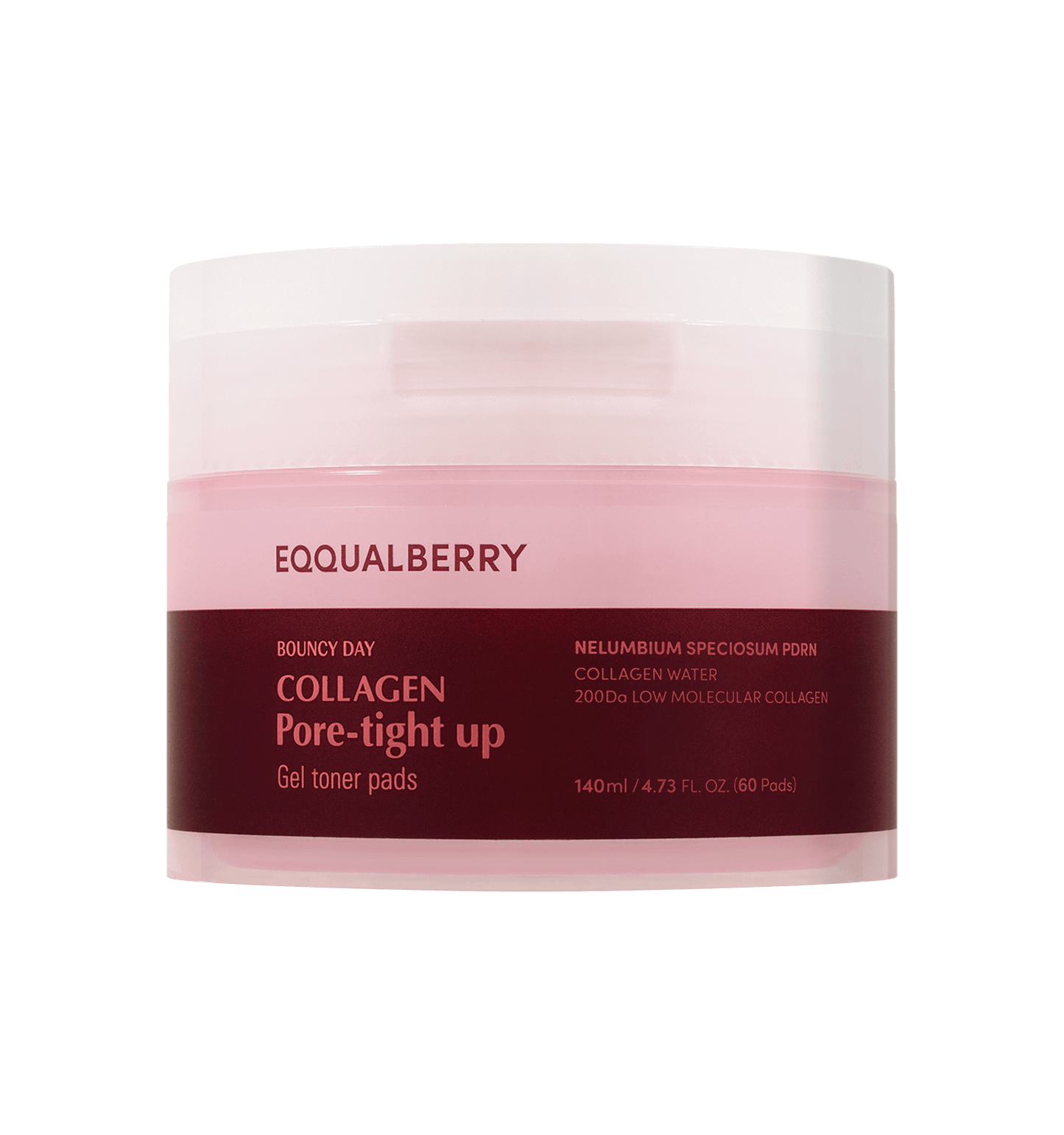 [Eqqualberry] Collagen Pore Tight Up Gel Toner Pads (60ea)