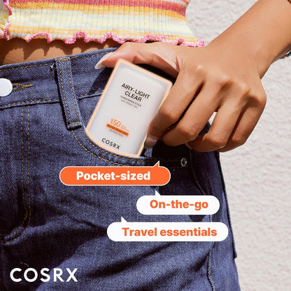 COSRX Airy-Light Clear Sunscreen Stick SPF 50 (19g / 0.67 oz) ☀️✨