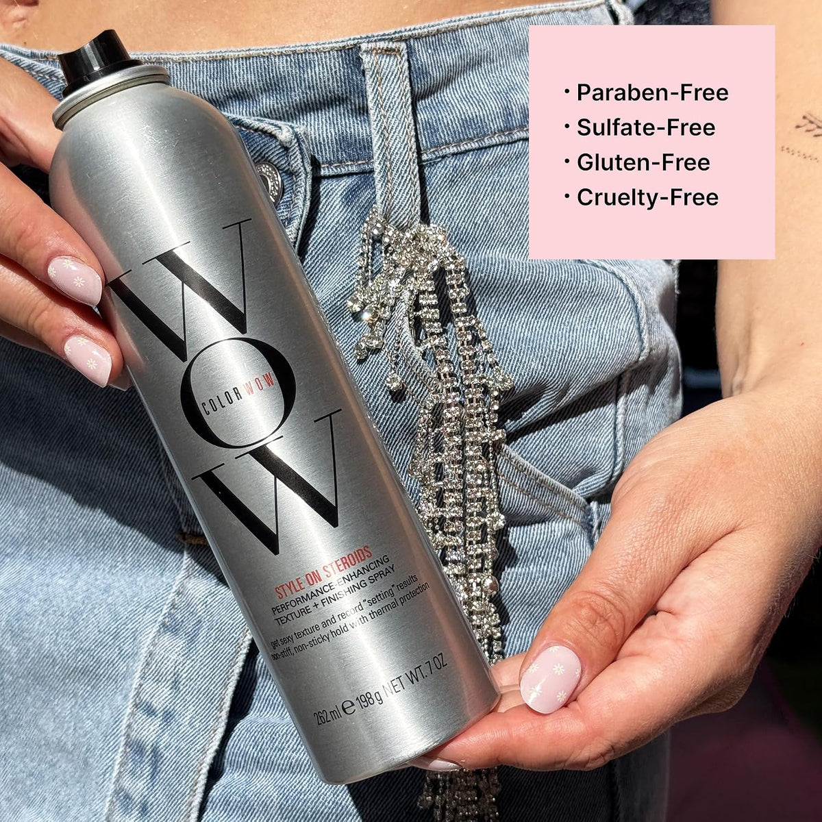 COLOR WOW Style on Steroids Texturizing Spray, Non-Sticky Hair Texturizer for Instant Volume and Texture