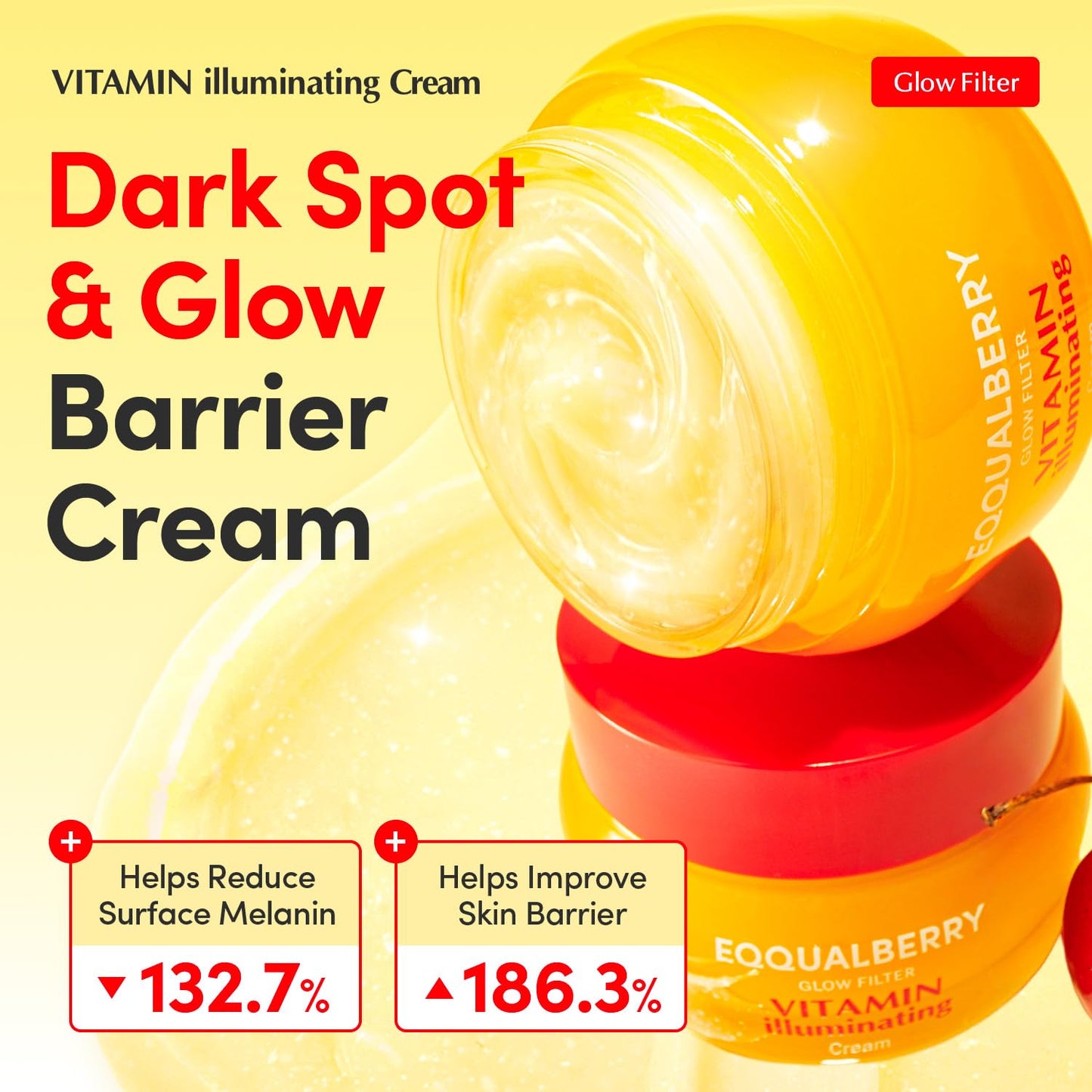 EQQUALBERRY Vitamin Illuminating Cream - 50ml