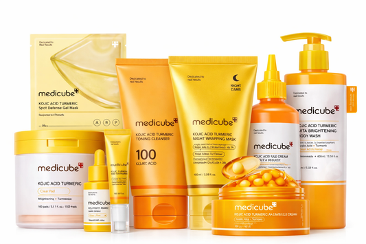 Medicube Kojic Acid Turmeric skincare collection