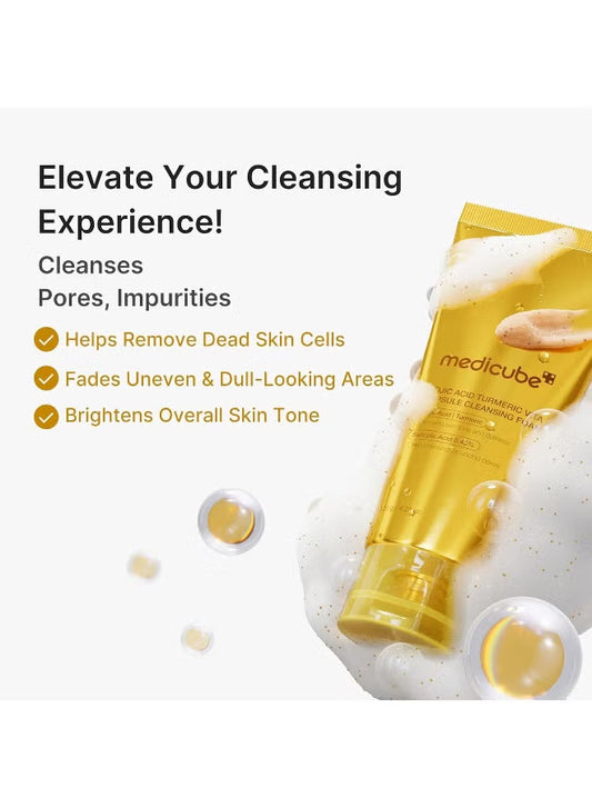 Medicube Kojic Acid Turmeric Vita Capsule Cleansing Foam 120g