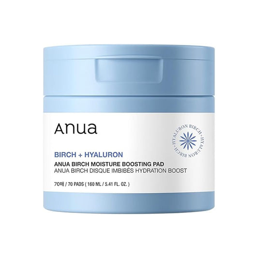Anua Birch Moisture Boosting Toner Pads – Hydrating & Soothing (160ml)