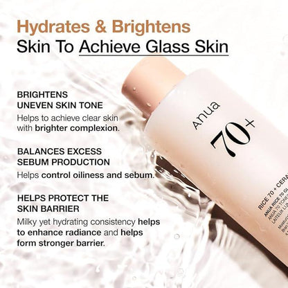 [Anua] Rice 70 Glow Milky Toner 250ml