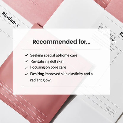 [BIODANCE] Mask Set - Hydro Cera-nol 4pcs + Bio-Collagen 4pcs