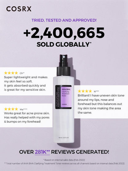 [Cosrx] AHA/BHA Clarifying Toner 150ml