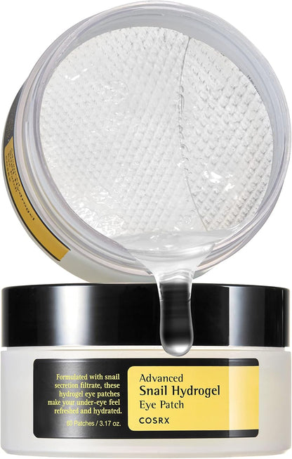 [Cosrx] Advanced Snail Hydrogel Eye Patch – Brighten, Hydrate and Depuff in Minutes | 60 patches