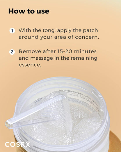 [Cosrx] Advanced Snail Hydrogel Eye Patch – Brighten, Hydrate and Depuff in Minutes | 60 patches