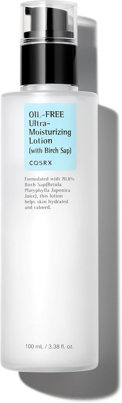 [Cosrx] Oil-Free Ultra-Moisturizing Lotion with Birch Sap – Lightweight Hydration for Calm, Balanced Skin 100ml