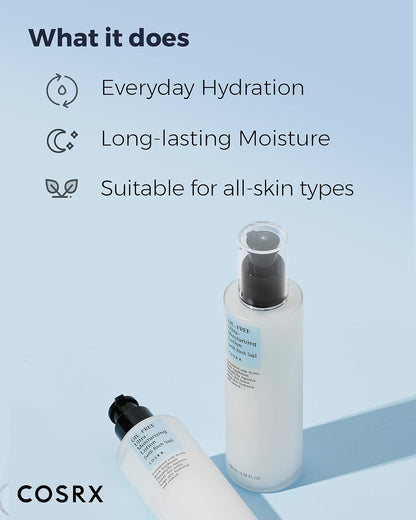 [Cosrx] Oil-Free Ultra-Moisturizing Lotion with Birch Sap – Lightweight Hydration for Calm, Balanced Skin 100ml
