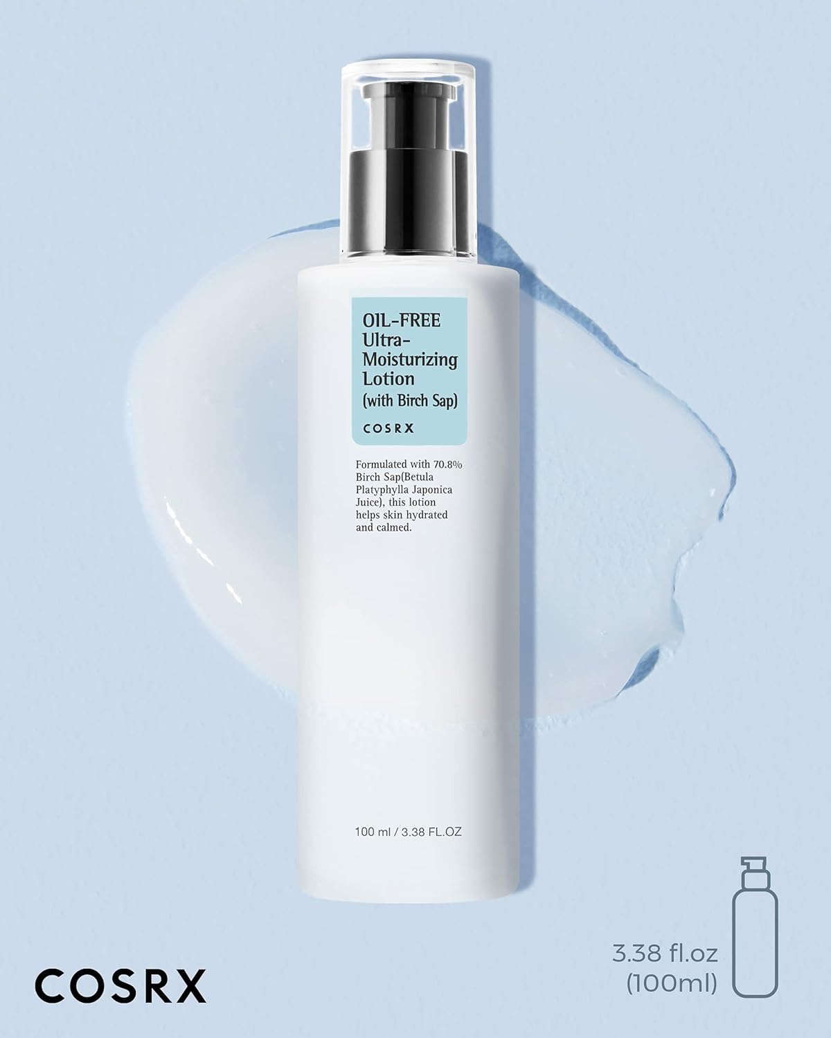 [Cosrx] Oil-Free Ultra-Moisturizing Lotion with Birch Sap – Lightweight Hydration for Calm, Balanced Skin 100ml