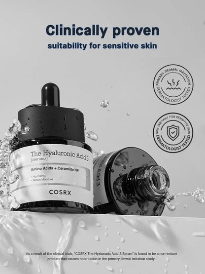 COSRX The Hyaluronic Acid 3 Serum – Deep Hydration for Plump, Supple Skin