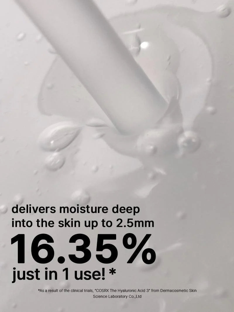 COSRX The Hyaluronic Acid 3 Serum – Deep Hydration for Plump, Supple Skin