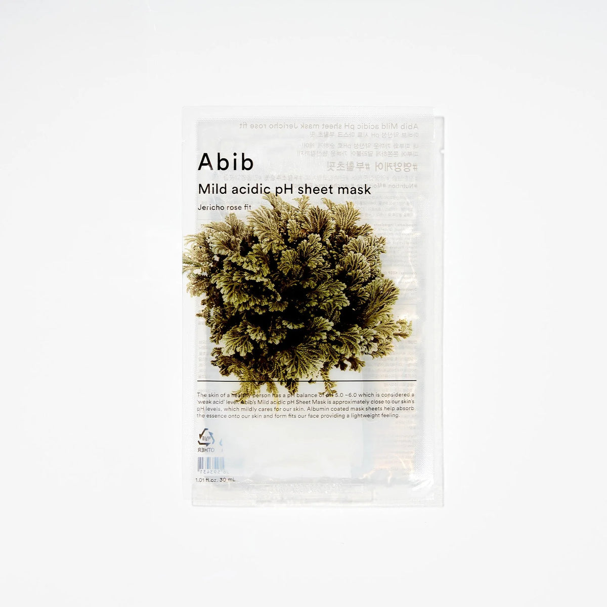 ABIB Mild Acidic pH Sheet Mask Jericho Rose Fit (30ml x 10ea)