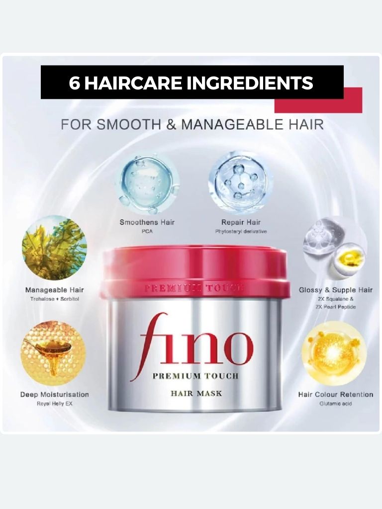 [Fino] Shiseido Premium Touch Hair Treatment Mask (Made in Japan) 230g