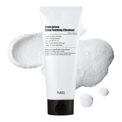 [PURITO] From Green Deep Foaming Cleanser - 150 ml
