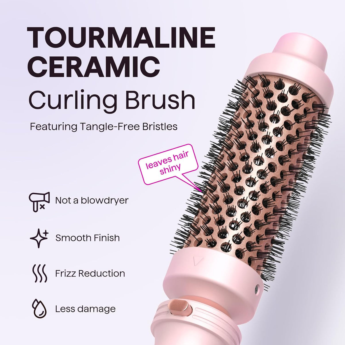 Wavytalk 5-in-1 Curling Iron & Curling Wand Set – Pink