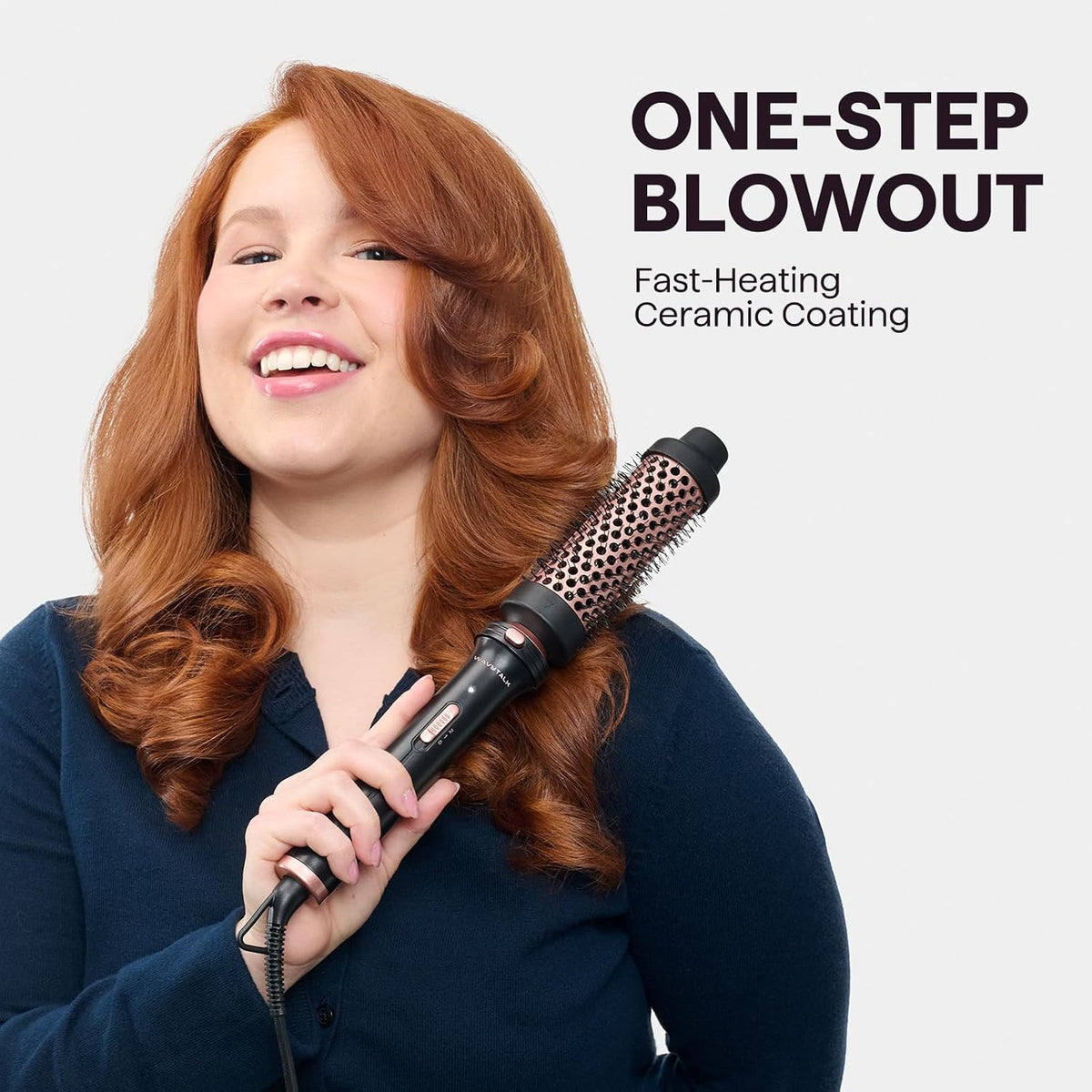 Wavytalk 5-in-1 Curling Iron & Curling Wand Set – Pink