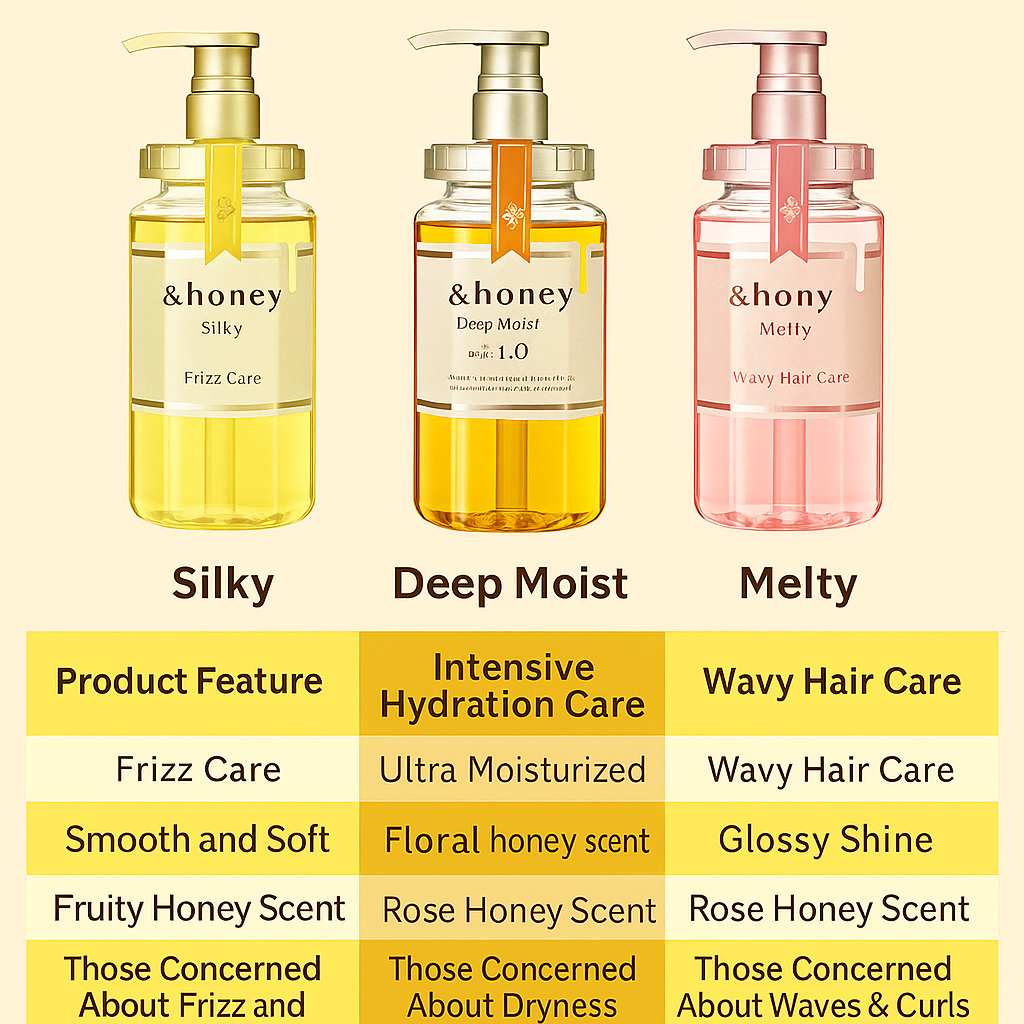 [&honey] (and Honey) Deep Moist Shampoo - Step 1.0 – 440ml