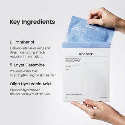 [BIODANCE] Mask Set - Hydro Cera-nol 4pcs + Bio-Collagen 4pcs