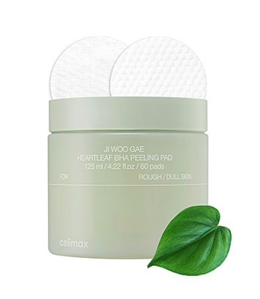 [Celimax] وسادة تقشير Heartleaf BHA (60 قطعة)
