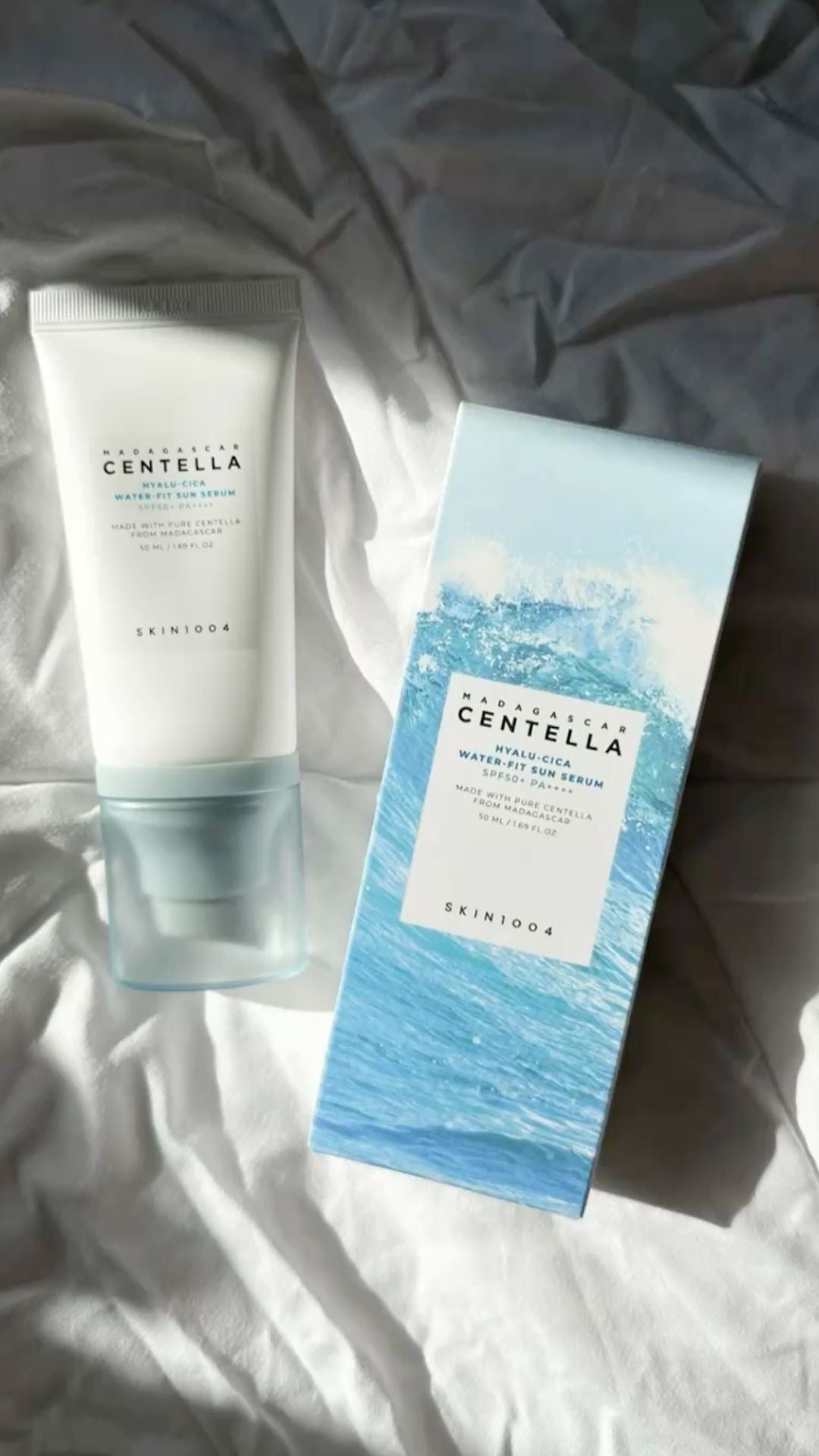 [SKIN1004] Madagascar Centella Hyalu-Cica Water-Fit Sun Serum 50ml Twin Pack (2ea)