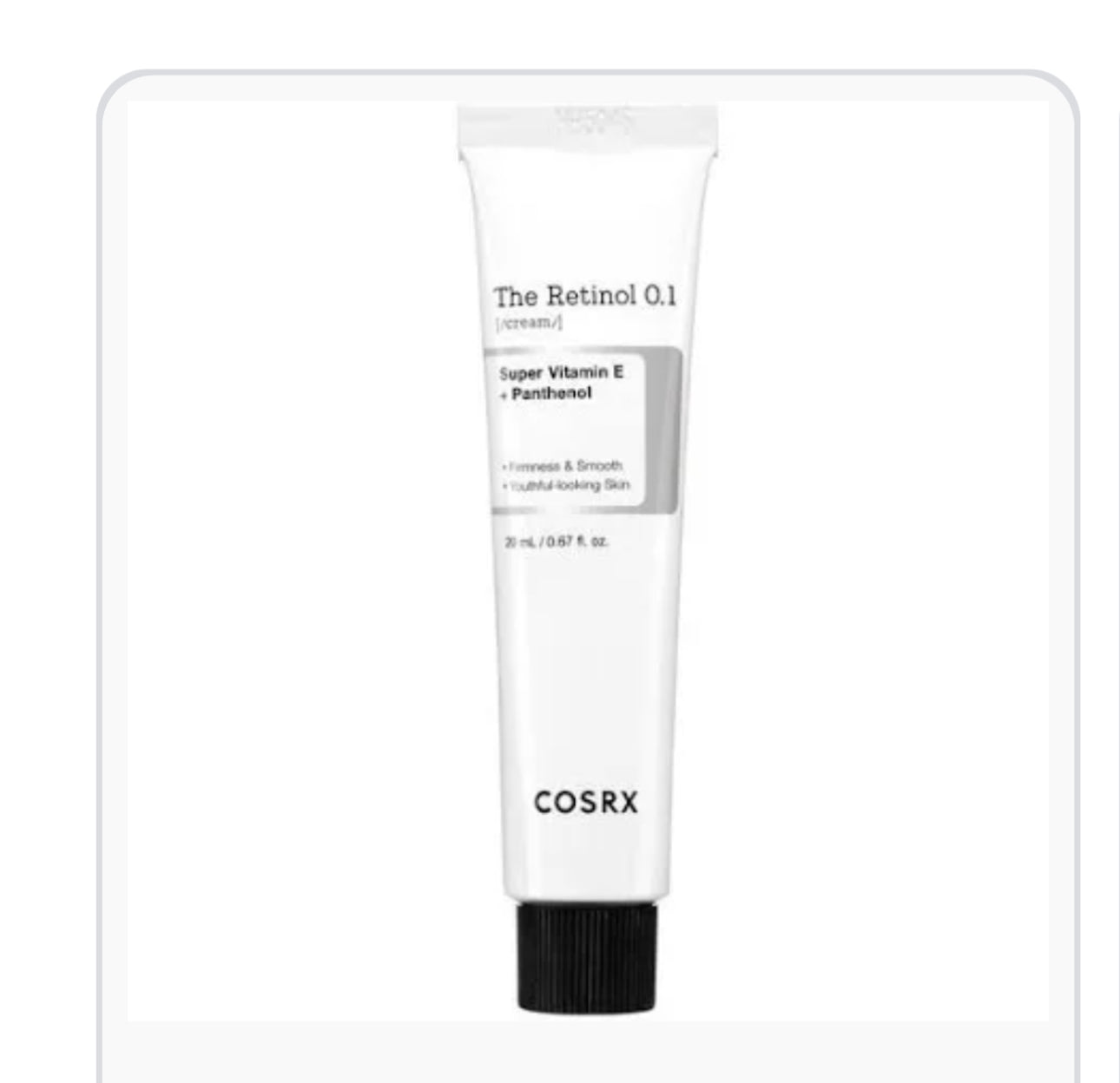 [COSRX] The Retinol 0.1 Cream 20ml