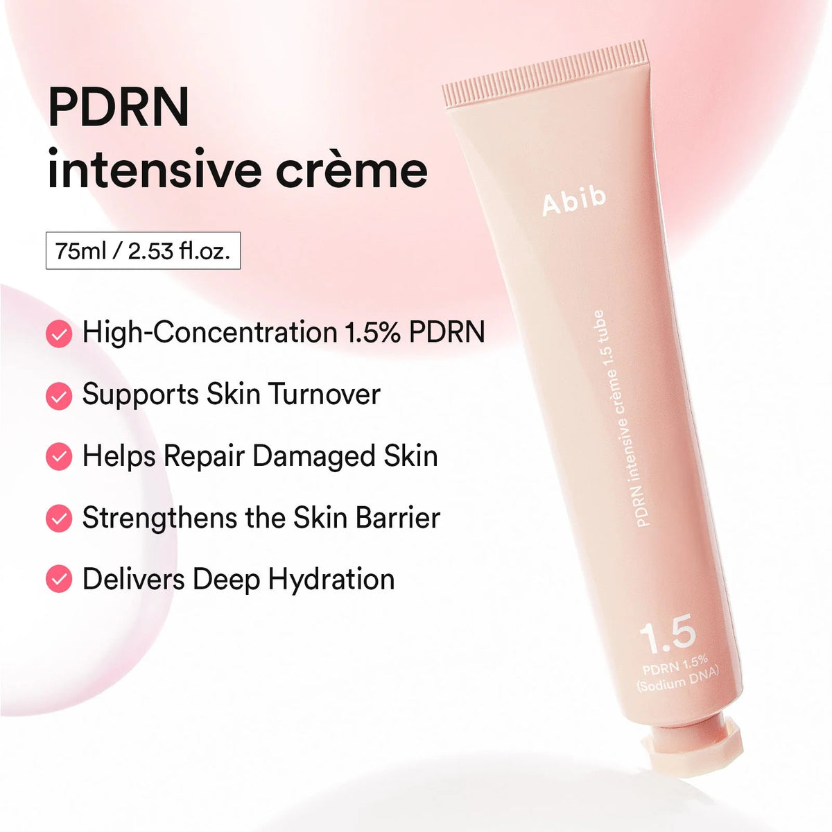 ABIB PDRN Intensive Cream 1.5 Tube (75ml)