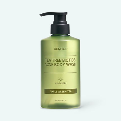 KUNDAL Tee Tree Bioticts Acne Body Wash Apple Green Tea 500ml