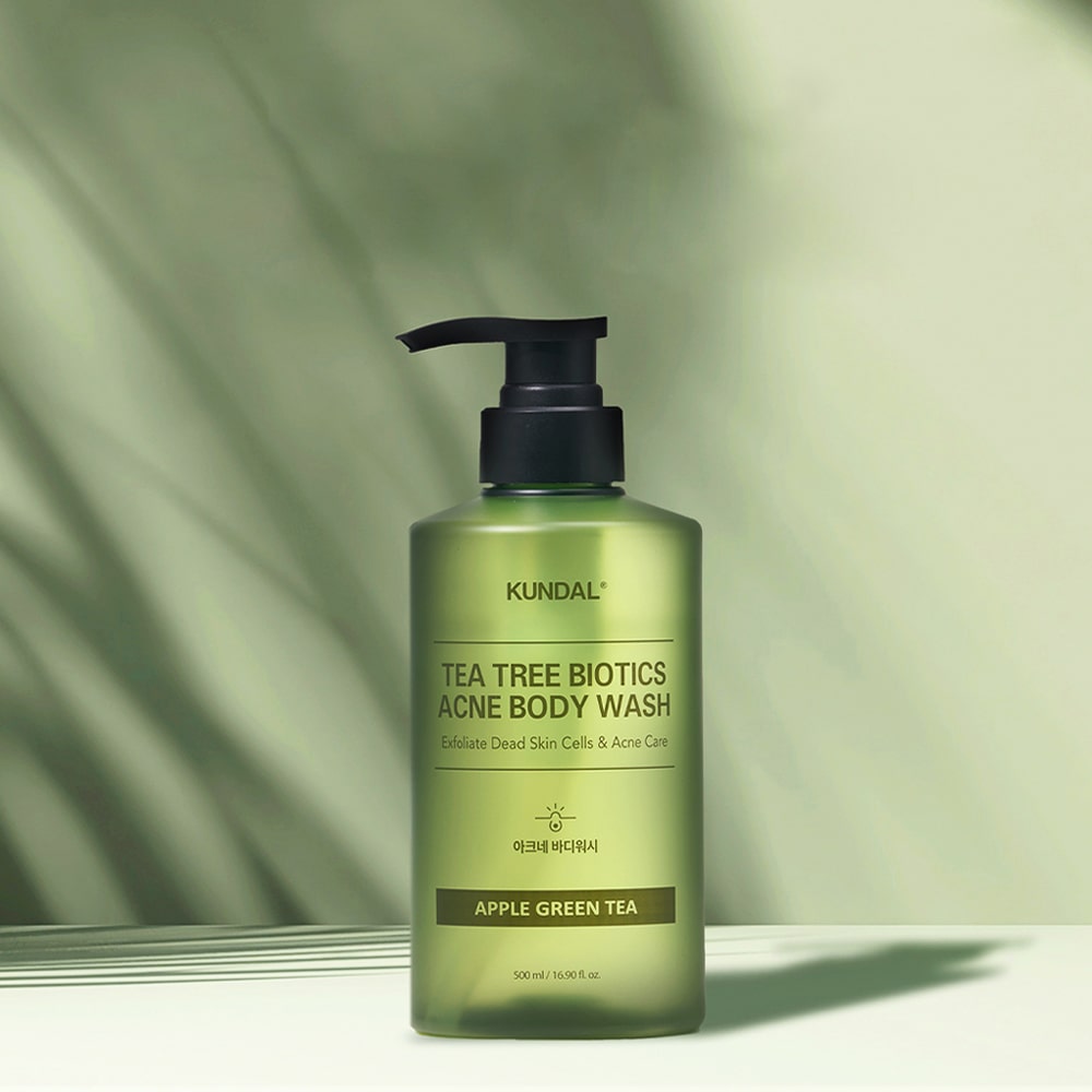 KUNDAL Tee Tree Bioticts Acne Body Wash Apple Green Tea 500ml
