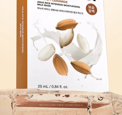 Anua Rice 70 Intensive Moisturizing Milk Mask (25ml × 1 Sheet)