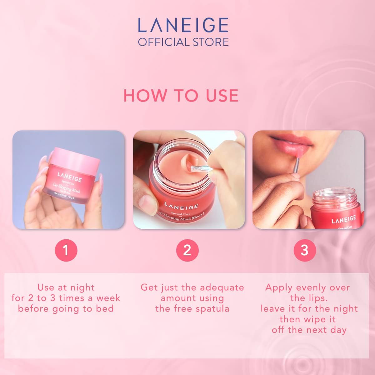 [Laneige] Lip Sleeping Mask EX – Berry (20g)