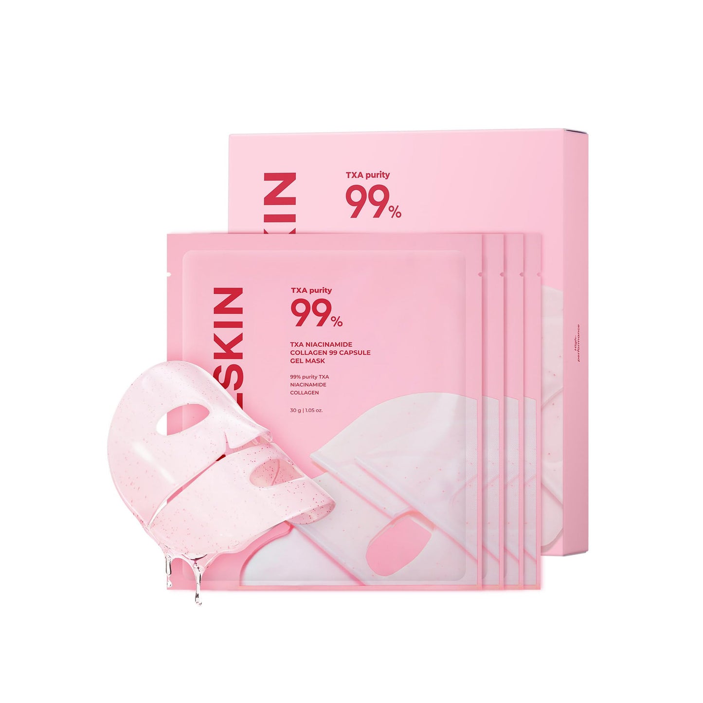 APRILSKIN TXA Pink Capsule Gel Mask - 30g x 4ea