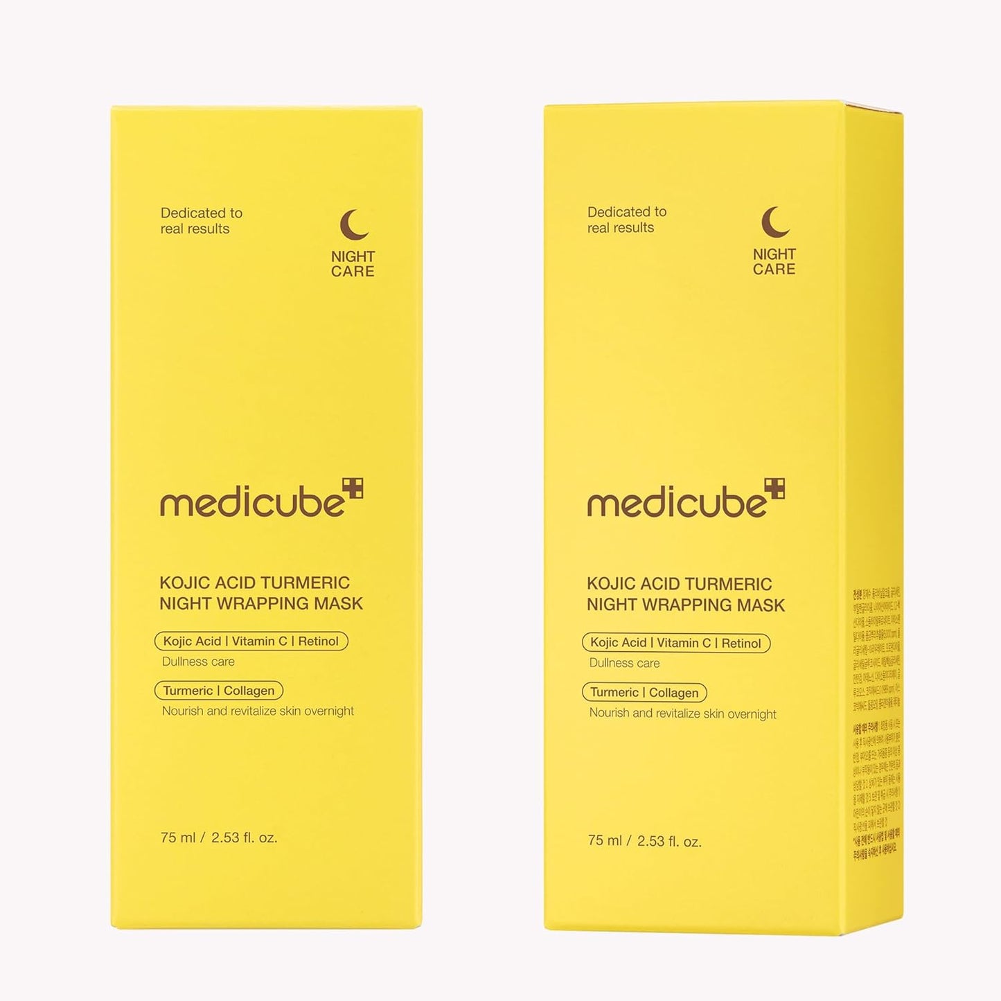 [Medicube] KOJIC ACID TURMERIC NIGHT WRAPPING MASK 75ML