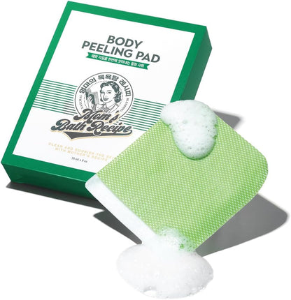 Mom's Bath Recipe Body Peeling Pad Original - 8 Sheets